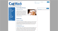 Desktop Screenshot of catwatchnewsletter.com