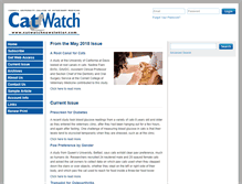 Tablet Screenshot of catwatchnewsletter.com